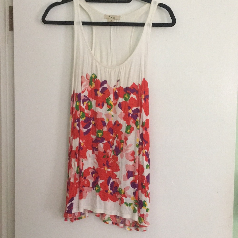 Floral tank top